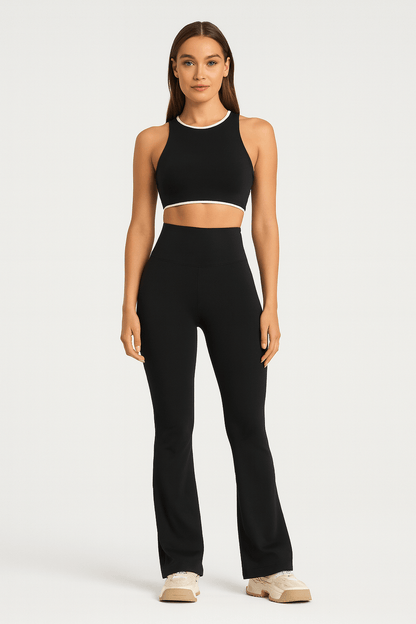 ContourFlex High - Waist Flared Yoga Pants | Leggings - KOZHIKO