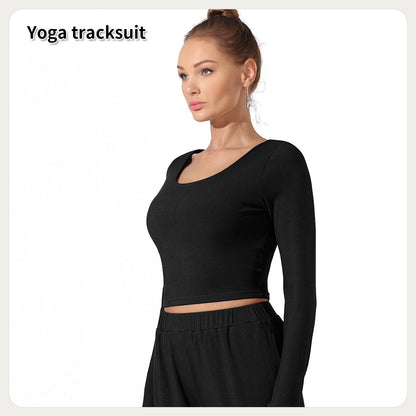 Cross - Back Ribbed Long Sleeve Bodysuit for Women | Outfit & Sets - KOZHIKO